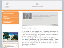 Tablet Screenshot of clinique-vivarais.com